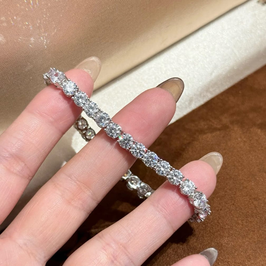 Elegant CZ Tennis Bracelet.