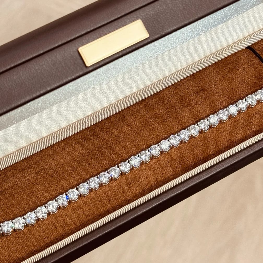 Elegant CZ Tennis Bracelet.